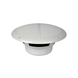 Perel Jeu de 2 haut-parleurs coniques 6.5 avec grilles & resistant a l'eau 120w / 8 ohm (1 paire) 