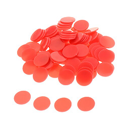 Acheter 25MM barillet en plastique monnaie Chip Coin 100 barils un avion baril Boundless Pink