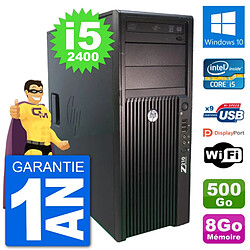 PC Tour HP Z210 Intel Core i5-2400 RAM 8Go Disque Dur 500Go Windows 10 Wifi · Occasion 