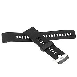 vhbw bracelet compatible avec Garmin Forerunner 30, 35 montre connectée - 13,5 + 9,4 cm silicone noir 