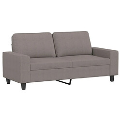 Avis Maison Chic Ensemble de canapés 2 pcs, Canapé droit Sofa pour Salon taupe tissu -GKD504350