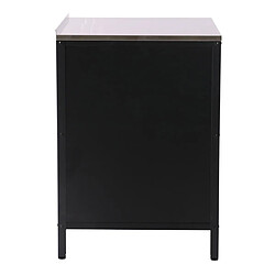 Helloshop26 Armoire de jardin acier laqué 92 x 80 x 50 cm noir mat 03_0006354 pas cher