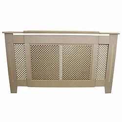 Acheter Monstershop Cache Radiateur Ajustable à Motif Grillagé en MDF Naturel 1400mm - 1920mm