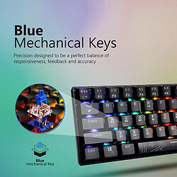 Acheter Vertux Vertupro-80 Clavier gaming sans fil dual, mécanique TKL 80%, switch bleu, 100 anti-ghosting