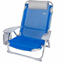 Chaise de Plage Color Baby 51 x 45 x 76 cm Bleu 