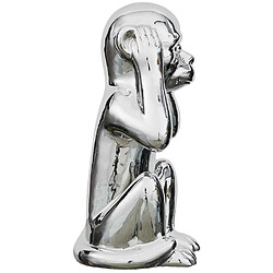 Acheter The Home Deco Factory Statue en dolomite Singe 17 x 15 x 28 cm argent.