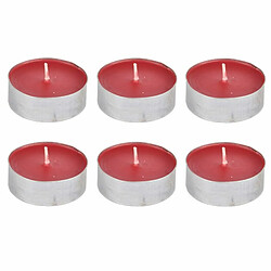 Paris Prix Lot de 6 Bougies Chauffe-Plat Essentiel 5,5cm Fruits Rouges 