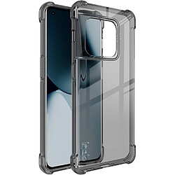 Coque en TPU IMAK anti-scratch, quatre coins améliorés, transparent noir pour votre OnePlus 10 Pro 5G