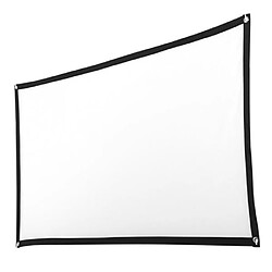 Projecteur Portable Pliable Écran HD 16: 9 150 pouces Extérieur-blanc