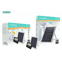 Avis Tradex LED PANNEAU SOLAIRE PHOTOVOLTAÏQUE IP67 100W AVEC TÉLÉCOMMANDE LED-8193