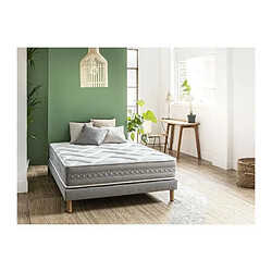 Matelas 140x190 cm - Ressorts ensachees - 25 cm - Ferme - DREAMAIR