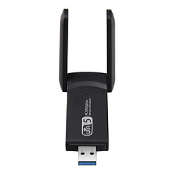 Adaptateur Sans Fil USB Wifi Dongle 2.4 Et 5 GHz Avec 2 Antennes Pour Ordinateur Portable PC