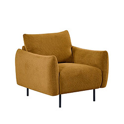 But Fauteuil HALDEN tissu moutarde 