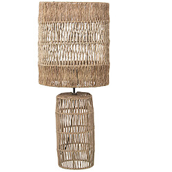 Lampe de bureau Alexandra House Living Marron Rotin Fibre naturelle 40 W 25 x 210 x 60 cm 