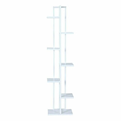 Avis Helloshop26 Support de plantes à 6 niveaux 150 x 34 x 21 cm blanc 03_0007693