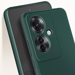 Avis Avizar Coque pour Oppo Reno 11F Silicone Finition Mate Soft Touch Vert Foncé