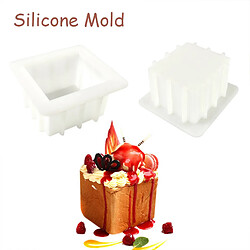 Acheter 300ml Silicone Savon Moule, Carré Résine Moule Outils de Cuisson, Toast Moule pour Maison La Fabrication Du Pain, savon, Fudge, Pain de Viande Moules