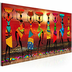 Paris Prix Tableau Imprimé African Women Dancing 45 x 135 cm 