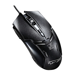 Wewoo Souris 179 USB 1600DPI optique de jeu câblée réglable à trois vitesseslongueur 1,3 m Noir