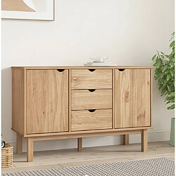 vidaXL Buffet OTTA 113,5x43x73 cm Bois massif de pin