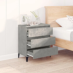 Avis Maison Chic Buffet,Meuble de Rangement,commode pour salon,Cuisine Gris béton 60x35x70 cm Bois d'ingénierie -MN13151