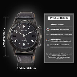 Acheter Yonis Montre Caméra Espion 1080p Cuir ROM 32 Go