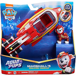 Spin Master Paw Patrol Pat' Patrouille Aqua Pups - Voiture et Figurine Marcus