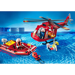 Playmobil® 4428 - Playmobil sauveteurs hélicoptère et bateau