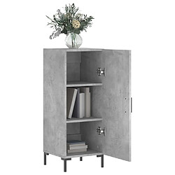 Acheter Maison Chic Buffet,Meuble de Rangement,commode pour salon,Cuisine Gris béton 34,5x34x90 cm Bois d'ingénierie -MN28730