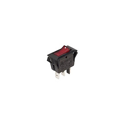 Perel Interrupteur de puissance a bascule 10a-250v spst on-off - avec temoin neon rouge 