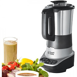 Blender RUSSELL HOBBS 21480-56 Chauffant 2en1 Programmable Soup and Blend 1,75L, 8 Programmes Préréglés Soupe, Smoothie, Sauc