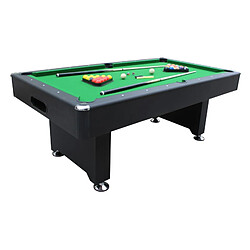 Play4Fun Billard Américain convertible Table dinatoire - 213 x 121 x 80 cm - Retour de boules automatique et Accessoires inclus