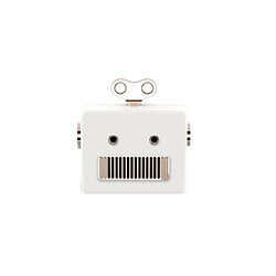 YP Select Mini haut-parleur stéréo portable mini-sans fil Bluetooth - blanc 