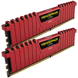 Corsair Vengeance LPX 16 Go (2 x 8 Go) - DDR4 2133 MHz Cas 13 Kit Dual Channel 2 x 8 Go DDR4 PC4-17000 - Cas 13 - Rouge - CMK16GX4M2A2133C13R