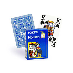 Cartes Modiano 100% plastique 4 index (bleu clair)