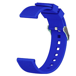 Wewoo Bracelet de montre à poignet à grain vertical pour Galaxy 42 mm (bleu saphir)