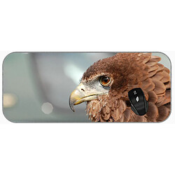 Universal (750x300x3) Tampon de souris de jeu grand xxl Animal Eagle Brown non gardiens de souris en caoutchouc