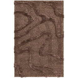 Hadorn Tapis shaggy 185x125 marron foncé Thun Arbor 