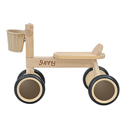 Avis Sunny Mini Walker Draisienne - Bois | Draisienne 4 roues | Draisienne pour enfants pour l'intérieur et l'extérieur | Vélo Draisienne pour bébés avec panier pour garçons/filles de 1,5 à 3 ans