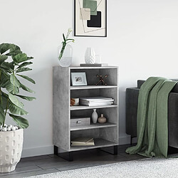 Maison Chic Buffet,Meuble de Rangement,commode pour salon,Cuisine gris béton 57x35x90 cm bois d'ingénierie -MN93534