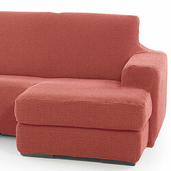 Chaise longue avec bras droit court Sofaskins NIAGARA 210 - 340 cm - Corail