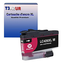 T3AZUR- Cartouche compatible avec Brother LC426 XL pour Brother MFC-J4540DW XL, MFC-J4540DWT Magenta 