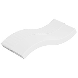 vidaXL Matelas en mousse moyennement doux 90x190 cm