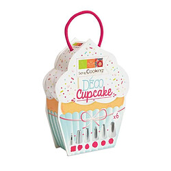 Scrapcooking 6 douilles inox pour déco cupcake