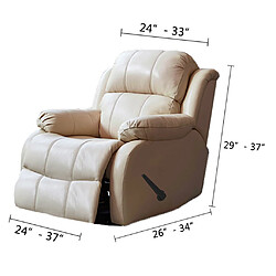 Avis Housse De Canapé Inclinable élastique 1pc Housse De Fauteuil Souple Antidérapante Beige