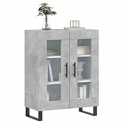 Avis Maison Chic Buffet,Meuble de Rangement,commode pour salon,Cuisine gris béton 69,5x34x90 cm bois d'ingénierie -MN21770