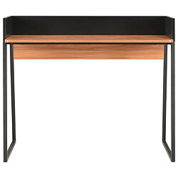 Maison Chic Bureau,Table de travail pour chambre Noir et marron 90x60x88 cm -GKD27109