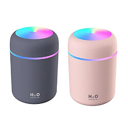 2pcs USB Diffuseur D'huile Essentielle Mini Humidificateurs D'air Portables Arrêt Automatique