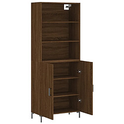 Acheter Maison Chic Buffet,Meuble de Rangement,commode pour salon,Cuisine Chêne marron 69,5x34x180 cm Bois d'ingénierie -MN90854