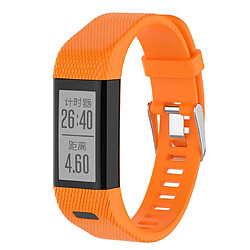 Wewoo Bracelet pour montre connectée en silicone avec Smartwatch Garmin Vivosmart HR + Orange 